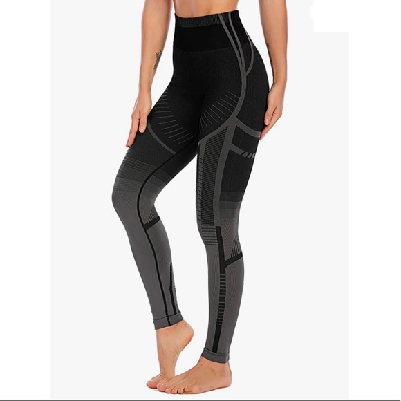 Running Girl Pants - Running Girl Ombre High Waist Yoga Leggings